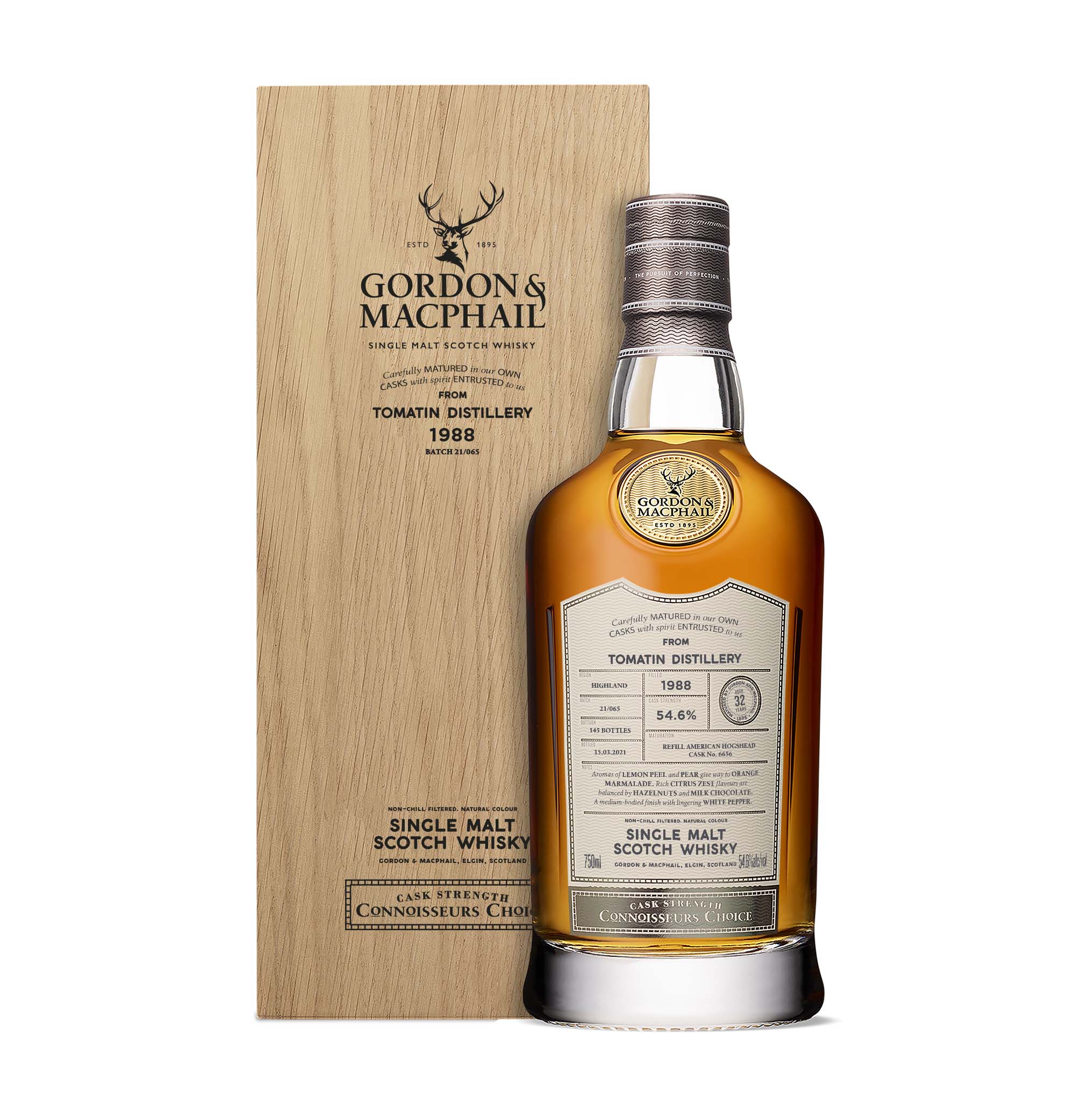 21/065 CC Upper CS Tomatin 1988 54.6 750ml